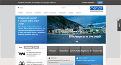 Desktop Screenshot of mensor.com